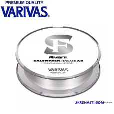 Шнур Varivas Salt Water Finesse PE X8 #0,2 диаметр 0,074мм размотка 150м белый